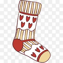 袜子上的爱心-空若网 袜子上的爱心-空若网