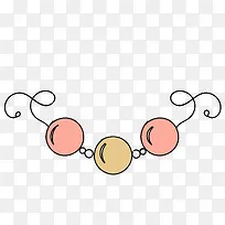 手绘卡通项链-空若网 手绘卡通项链-空若网