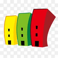 彩色住宅楼-空若网 彩色住宅楼-空若网