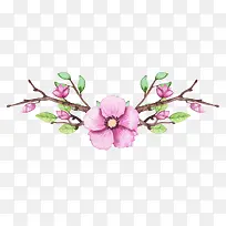 树枝上的粉色桃花-空若网 树枝上的粉色桃花-空若网