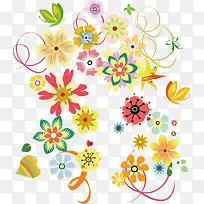 花纹春季海报素材-空若网 花纹春季海报素材-空若网