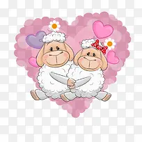 可爱小羊PNG下载-空若网 可爱小羊PNG下载-空若网