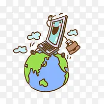 手绘卡通电脑图像-空若网 手绘卡通电脑图像-空若网