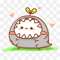 卡通萌哒长草颜糯米团子-空若网 卡通萌哒长草颜糯米团子-空若网