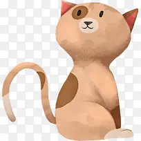 仰头看天的小花猫-空若网 仰头看天的小花猫-空若网