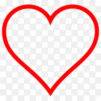 深红色的爱心装饰-空若网 深红色的爱心装饰-空若网