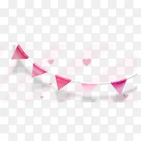 彩带漂浮爱心-空若网 彩带漂浮爱心-空若网