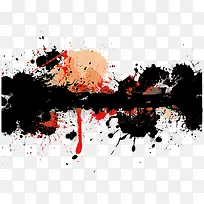 矢量水墨和水彩装饰图案-空若网 矢量水墨和水彩装饰图案-空若网