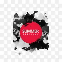 矢量水墨装饰图案-空若网 矢量水墨装饰图案-空若网