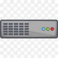 矢量图卡通卫星接收器-空若网 矢量图卡通卫星接收器-空若网