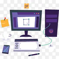 设计师工作台式电脑-空若网 设计师工作台式电脑-空若网