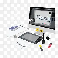 灰色台式电脑设计师-空若网 灰色台式电脑设计师-空若网