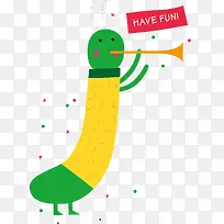 绿色卡通春季昆虫-空若网 绿色卡通春季昆虫-空若网