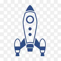 简笔画火箭-空若网 简笔画火箭-空若网