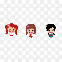 卡通女孩人物可爱-空若网 卡通女孩人物可爱-空若网