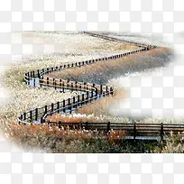 秋天弯曲路素材-空若网 秋天弯曲路素材-空若网