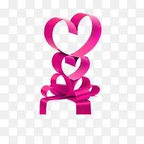 爱心蝴蝶结-空若网 爱心蝴蝶结-空若网