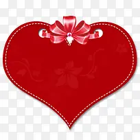 爱心卡蝴蝶结-空若网 爱心卡蝴蝶结-空若网