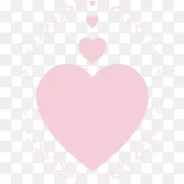 粉红色爱心标题框-空若网 粉红色爱心标题框-空若网
