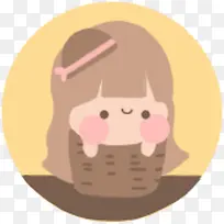 可爱卡通萌妹子-空若网 可爱卡通萌妹子-空若网