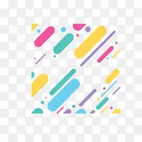 圆角彩色矩形花纹-空若网 圆角彩色矩形花纹-空若网