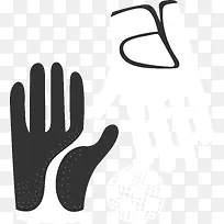 手套高尔夫球高尔夫用品矢量素材-空若网 手套高尔夫球高尔夫用品矢量素材-空若网