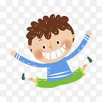 高兴的男孩-空若网 高兴的男孩-空若网