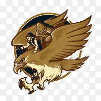 矢量卡通飞翔的老鹰-空若网 矢量卡通飞翔的老鹰-空若网