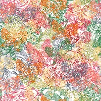 蝴蝶花朵背景-空若网 蝴蝶花朵背景-空若网