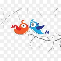 树枝上的小鸟-空若网 树枝上的小鸟-空若网