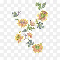 多彩花纹素材-空若网 多彩花纹素材-空若网