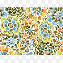 多彩花纹背景素材-空若网 多彩花纹背景素材-空若网
