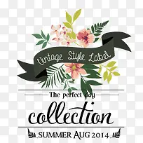 创意花卉卡片矢量素材-空若网 创意花卉卡片矢量素材-空若网