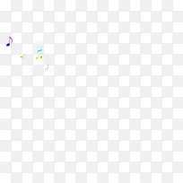 彩色音符素材图-空若网 彩色音符素材图-空若网