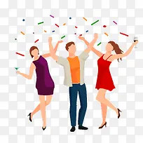 矢量喝彩素材-空若网 矢量喝彩素材-空若网