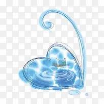 蓝色爱心-空若网 蓝色爱心-空若网