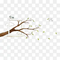 窗沿树枝素材-空若网 窗沿树枝素材-空若网