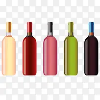 手绘光苏玻璃酒瓶-空若网 手绘光苏玻璃酒瓶-空若网