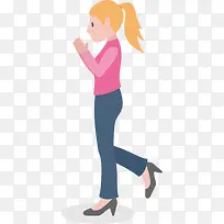 矢量图穿高跟鞋的人-空若网 矢量图穿高跟鞋的人-空若网