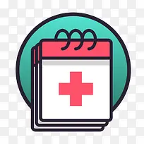 手机APP医疗软件诊疗日记图标-空若网 手机APP医疗软件诊疗日记图标-空若网