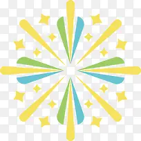 节日彩色烟花素材图片ai矢量元素-空若网 节日彩色烟花素材图片ai矢量元素-空若网