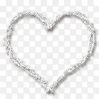 银色爱心花圈装饰素材-空若网 银色爱心花圈装饰素材-空若网