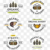 卡通有机食物标签-空若网 卡通有机食物标签-空若网