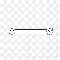 手绘卡通可爱熊猫标签素材-空若网 手绘卡通可爱熊猫标签素材-空若网