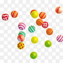 彩色圆球-空若网 彩色圆球-空若网