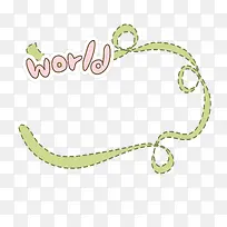 手绘可爱标签素材-空若网 手绘可爱标签素材-空若网