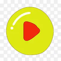 黄色圆形按钮-空若网 黄色圆形按钮-空若网