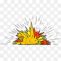 手绘多彩烟花火花-空若网 手绘多彩烟花火花-空若网