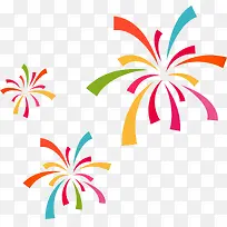 小清新多彩烟花-空若网 小清新多彩烟花-空若网