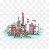 埃菲尔铁塔PNG-空若网 埃菲尔铁塔PNG-空若网